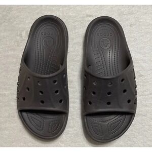 Crocks Baya II Sandals Men's 8 Women's 10 Brown Slip On Slides